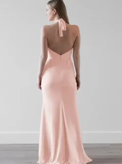 Bridesmaid Dresses Chiffon Mermaid Floor-Length Wedding Party Dress