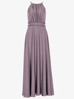 Bridesmaid Dresses Elastic Silk Like Satin A-Line Floor-Length Prom Dress