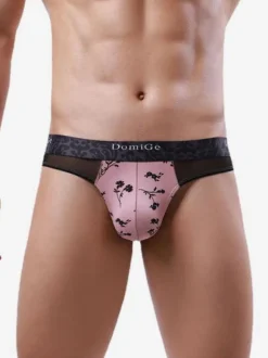 Briefs For Men Butterfly Pattern Beach