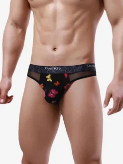 Briefs For Men Butterfly Pattern Beach