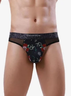 Briefs For Men Butterfly Pattern Beach