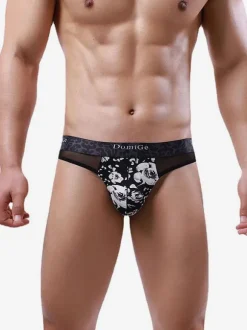 Briefs For Men Butterfly Pattern Beach