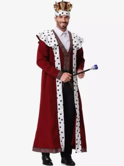 Burgundy Polka Dot Retro Sash Pants Saudi Arabia Set Holidays Costumes