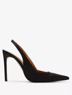Burgundy High Heels Pointed Toe Slingback Pumps For Women 2026