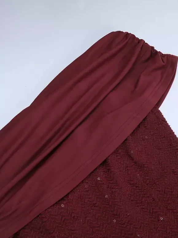 Burgundy One Shoulder Women's Maxi Gown - Elegant Ruched Bodycon Long Dress - Old Money Aesthetic Evening Party Wear 2026