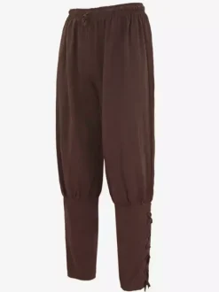 Burgundy Vintage Retro Polyester Retro Costumes For Man