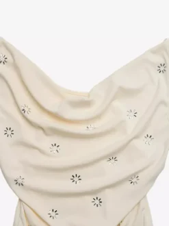 Cami Top Apricot Cowl Neck Backless Casual Women Summer Camis