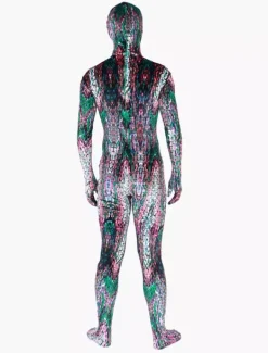 Camouflage Zentai Suits Carnival Morph Suit Multi Color Artwork Zentai Suit Full Body Lycra Spandex Bodysuit