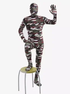 Camouflage Zentai Suits Camouflage Lycra Spandex Full Body Zentai Suit
