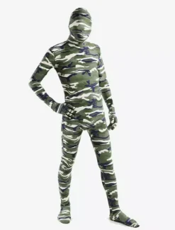 Camouflage Zentai Suits Cool Camouflage Lycra Spandex Full Body Zentai Suit