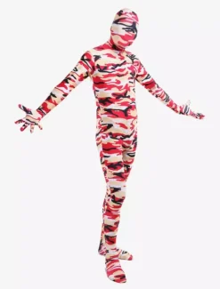 Camouflage Zentai Suits Gorgeous Camouflage Lycra Spandex Full Body Zentai Suit
