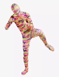 Camouflage Zentai Suits Morph Suit Colorful Camouflage Lycra Spandex Zentai Suit Unisex Full Body Suit