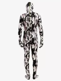 Camouflage Zentai Suits Morph Suit Black Camouflage Lycra Spandex Zentai Suit Unisex Full Body Suit