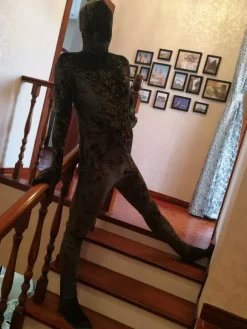 Camouflage Zentai Suits Dark Green Zentai Suit Adults Morph Suit Full Body Velour Bodysuit