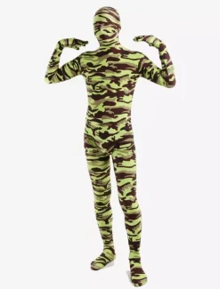 Camouflage Zentai Suits Fantastic Camouflage Lycra Spandex Full Body Zentai Suit