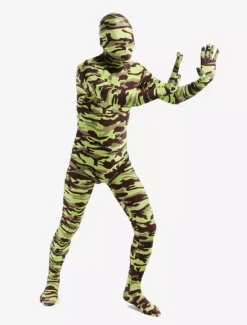 Camouflage Zentai Suits Fantastic Camouflage Lycra Spandex Full Body Zentai Suit