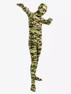 Camouflage Zentai Suits Fantastic Camouflage Lycra Spandex Full Body Zentai Suit