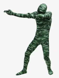 Camouflage Zentai Suits Morph Suit Dark Green Camouflage Lycra Spandex Zentai Suit Unisex Full Body Suit