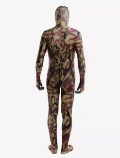 Camouflage Zentai Suits Morph Suit Hunter Green Camouflage Lycra Spandex Zentai Suit Unisex Full Body Suit
