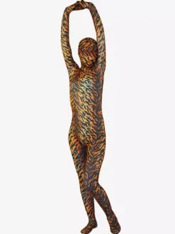 Camouflage Zentai Suits Tiger Skin Color Lycra Spandex Zentai Suit
