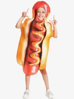 Carnival Kid Funny Hotdog Cosplay Costumes