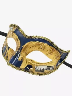 Carnival Mask For Adults Black Plastic Masquerade Costume Accessories