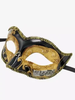 Carnival Mask For Adults Black Plastic Masquerade Costume Accessories