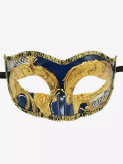Carnival Mask For Adults Black Plastic Masquerade Costume Accessories