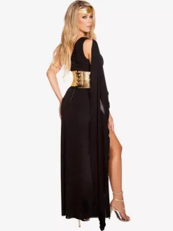 Carnival Greece Priestess Costumes White Sexy Polyester Goddess Dresses