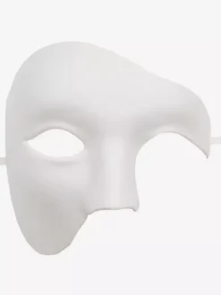 Carnival Mask For Adults Black Plastic Masquerade Costume Accessories