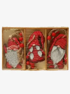 Cartoon Colorful Wooden Forest Figurine Pendant Decoration Christmas Tree Accessories