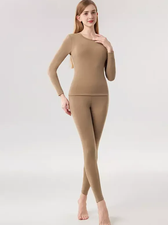 Cashmere And Lyocell Warm Skinny Thermal Underwear Set 2026