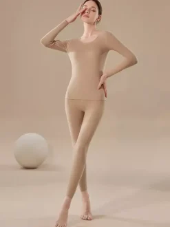 Cashmere And Lyocell Warm Skinny Thermal Underwear Set 2026