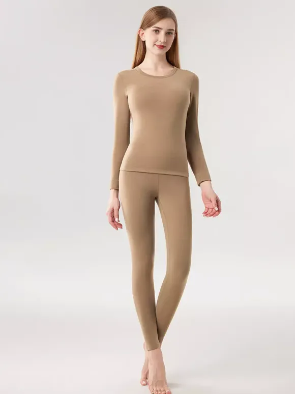 Cashmere And Lyocell Warm Skinny Thermal Underwear Set 2026