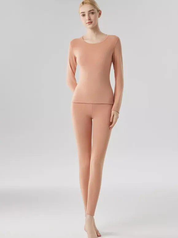Cashmere And Lyocell Warm Skinny Thermal Underwear Set 2026