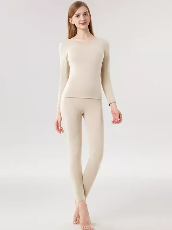 Cashmere And Lyocell Warm Skinny Thermal Underwear Set 2026