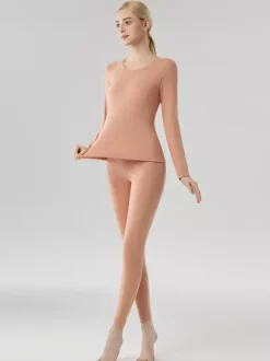 Cashmere And Lyocell Warm Skinny Thermal Underwear Set 2026