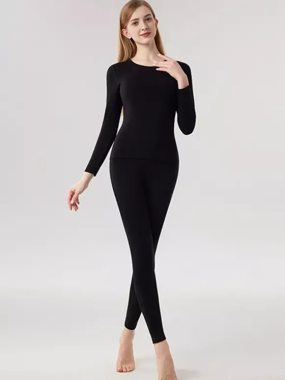 Cashmere And Lyocell Warm Skinny Thermal Underwear Set 2026