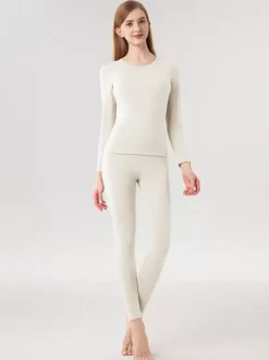 Cashmere And Lyocell Warm Skinny Thermal Underwear Set 2026