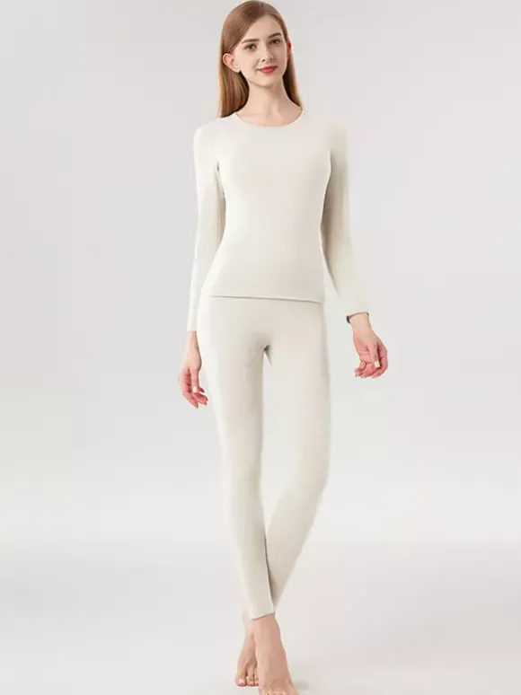 Cashmere And Lyocell Warm Skinny Thermal Underwear Set 2026