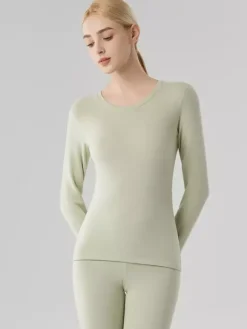 Cashmere And Lyocell Warm Skinny Thermal Underwear Set 2026