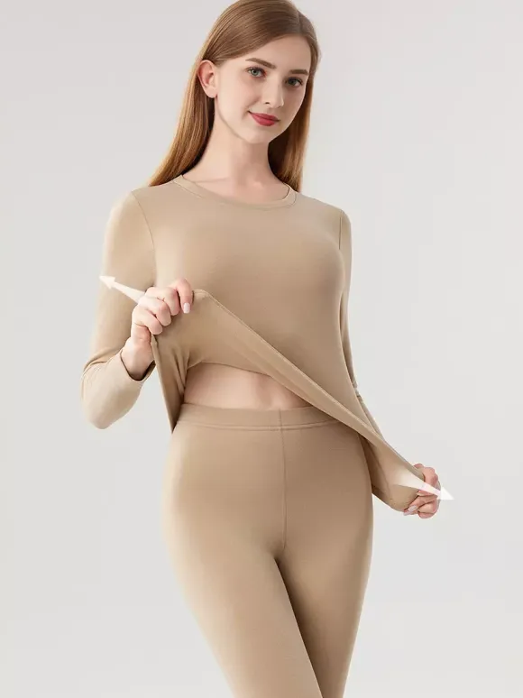 Cashmere And Lyocell Warm Skinny Thermal Underwear Set 2026