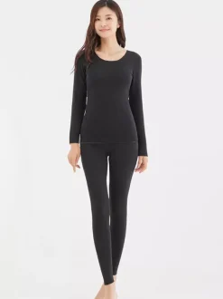 Cashmere And Silk Warm Slim Thermal Underwear Set 2026