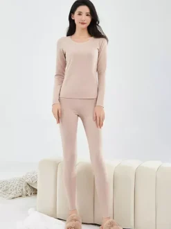 Cashmere And Silk Warm Slim Thermal Underwear Set 2026