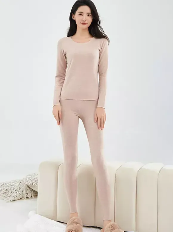 Cashmere And Silk Warm Slim Thermal Underwear Set 2026