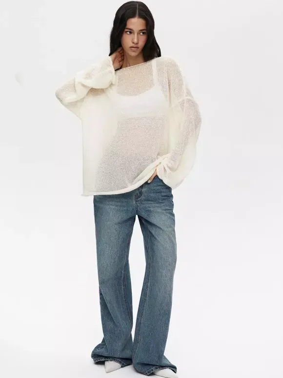 Casual Long-Sleeve Knit Top For Women 2026
