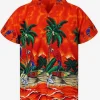 Casual Shirt For Men Chic Printed Yellow Men's Shirts
