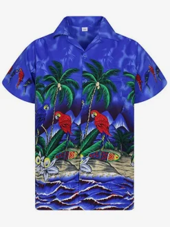 Casual Shirt For Men Chic Printed Yellow Men's Shirts