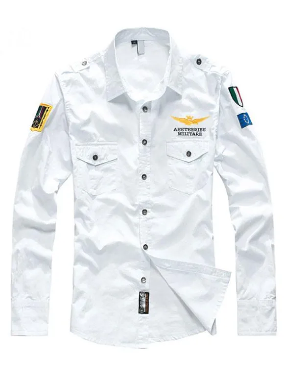 Casual Shirt For Men Turndown Collar Casual Asymmetrical Patchwork Hunter Green Men's Shirts