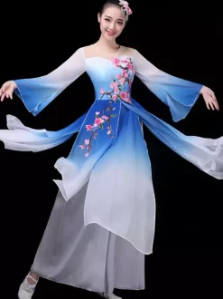 Chinese Costumes Traditional Dance Holidays Carnival Costumes 2 Piece Outfit